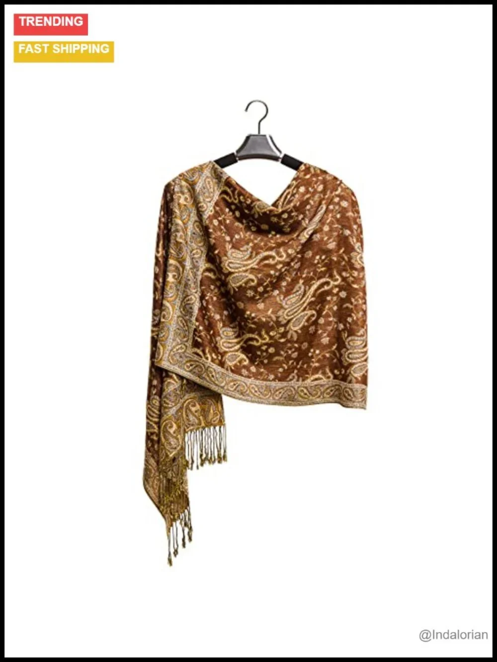 Elegant Long Shawl Scarf 100% Viscose from Bamboo Lightweight